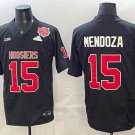 adult & youth Indiana Hoosiers 15 Fernando Mendoza Jersey College Stitched Black Champions Patch