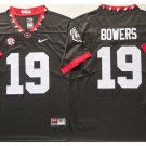adult & youth Georgia Bulldogs Uniform 19 Brock Bowers Jersey College Stitched Shirt Black Alternate