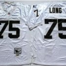 adult LV Raiders Uniform 75 Howie Long Jersey Stitched Activewear White M&N Throwback Mesh Shirt