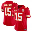 adult & youth,toddler KC Chiefs Uniform 15 Patrick Mahomes Jersey Stitched Red "NKH" and C Patch