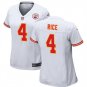 women's Kansas City Chiefs Uniform 4 Rashee Rice Jersey Stitched Activewear White Shirt