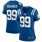 women's Indianapolis Colts Uniform 99 DeForest Buckner Jersey Stitched Activewear Royal Shirt