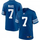 adult & youth,toddler Indy Colts Uniform 7 Charvarius Ward Jersey Stitched Shirt Royal Alternate