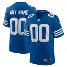 adult & youth,toddler Indy Colts Uniform 00 Custom name number Jersey Stitched Shirt Royal Alternate