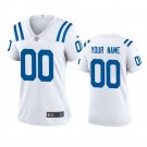 women's Indianapolis Colts Uniform 00 Custom name number Jersey Stitched Activewear White Shirt