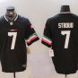 adult Houston Texans Uniform 7 C.J. Stroud Jersey Stitched Activewear Black Mexico F.U.S.E Shirt