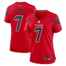 women's Houston Texans Uniform 7 C.J. Stroud Jersey Stitched Activewear Red Shirt