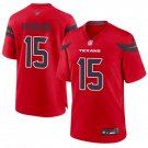 adult & youth,toddler Hou Texans Uniform 15 Ka'imi Fairbairn Jersey Stitched Activewear Red Shirt
