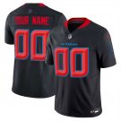adult & youth,toddler Hou Texans Uniform 00 Custom name number Jersey Stitched Navy Alternate