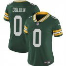 women's Green Bay Packers Uniform 0 Matthew Golden Jersey Stitched Activewear Green Shirt