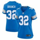 women's Detroit Lions Uniform 32 Brian Branch Jersey Stitched Activewear Blue Shirt