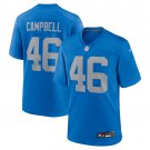 adult & youth,toddler Detroit Lions Uniform 46 Jack Campbell Jersey Stitched Shirt Blue Alternate