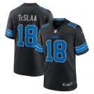 adult & youth,toddler Detroit Lions Uniform 18 Isaac TeSlaa Jersey Stitched Activewear Black Shirt