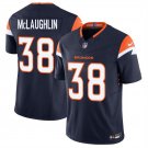 adult & youth,toddler Denver Broncos Uniform 38 Jaleel McLaughlin Jersey Stitched Activewear Navy
