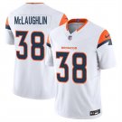 adult & youth,toddler Denver Broncos Uniform 38 Jaleel McLaughlin Jersey Stitched Activewear White