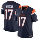 adult & youth,toddler Denver Broncos Uniform 17 Jaylen Waddle Jersey Stitched Activewear Navy Shirt