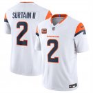 adult & youth,toddler Denver Broncos Uniform 2 Patrick Surtain II Jersey Stitched White C Patch