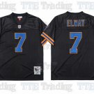 adult Denver Broncos Uniform 7 John Elway Jersey Stitched Black M&N Throwback Mesh Activewear
