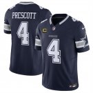 adult & youth,toddler Dallas Cowboys Uniform 4 Dak Prescott Jersey Stitched Navy C Patch Activewear