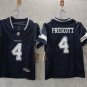 women's Dallas Cowboys Uniform 4 Dak Prescott Jersey Stitched Activewear Navy Shirt