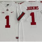 adult & youth Ohio State Buckeyes Uniform 1 Quinshon Judkins Jersey College Stitched White Shirt