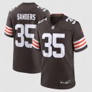adult & youth,toddler Cleveland Browns Uniform 35 Raheim Sanders Jersey Stitched Activewear Brown