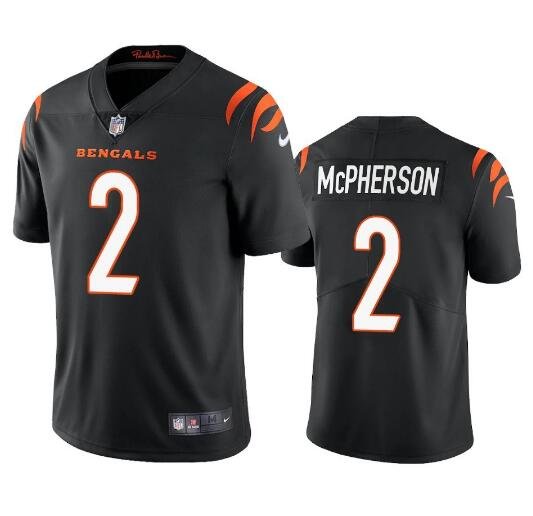 adult & youth,toddler Cincinnati Bengals Uniform 2 Evan McPherson Jersey Stitched Activewear Black