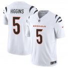 adult & youth,toddler Cincinnati Bengals Uniform 5 Tee Higgins Jersey Stitched Activewear White