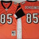 adult Cincinnati Bengals Uniform 85 Chad 'Ochocinco' Johnson Jersey Stitched Orange Throwback Shirt