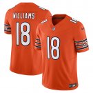 adult & youth,toddler Chicago Bears Uniform 18 Caleb Williams Jersey Stitched Activewear Orange