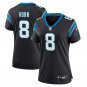 women's Carolina Panthers Uniform 8 Jaycee Horn Jersey Stitched Activewear Black Shirt