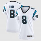 women's Carolina Panthers Uniform 8 Jaycee Horn Jersey Stitched Activewear White Shirt