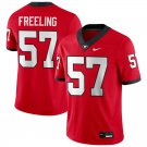 adult & youth Georgia Bulldogs Uniform 57 Monroe Freeling Jersey College Stitched Activewear Red
