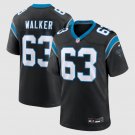 adult & youth,toddler Carolina Panthers Uniform 63 Rasheed Walker Jersey Stitched Activewear Black