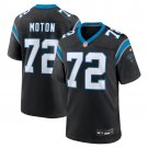 adult & youth,toddler Carolina Panthers Uniform 72 Taylor Moton Jersey Stitched Activewear Black