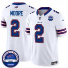 adult & youth,toddler Buffalo Bills 2 D.J. Moore Jersey White 2026 Inaugural Season Highmark Stadium