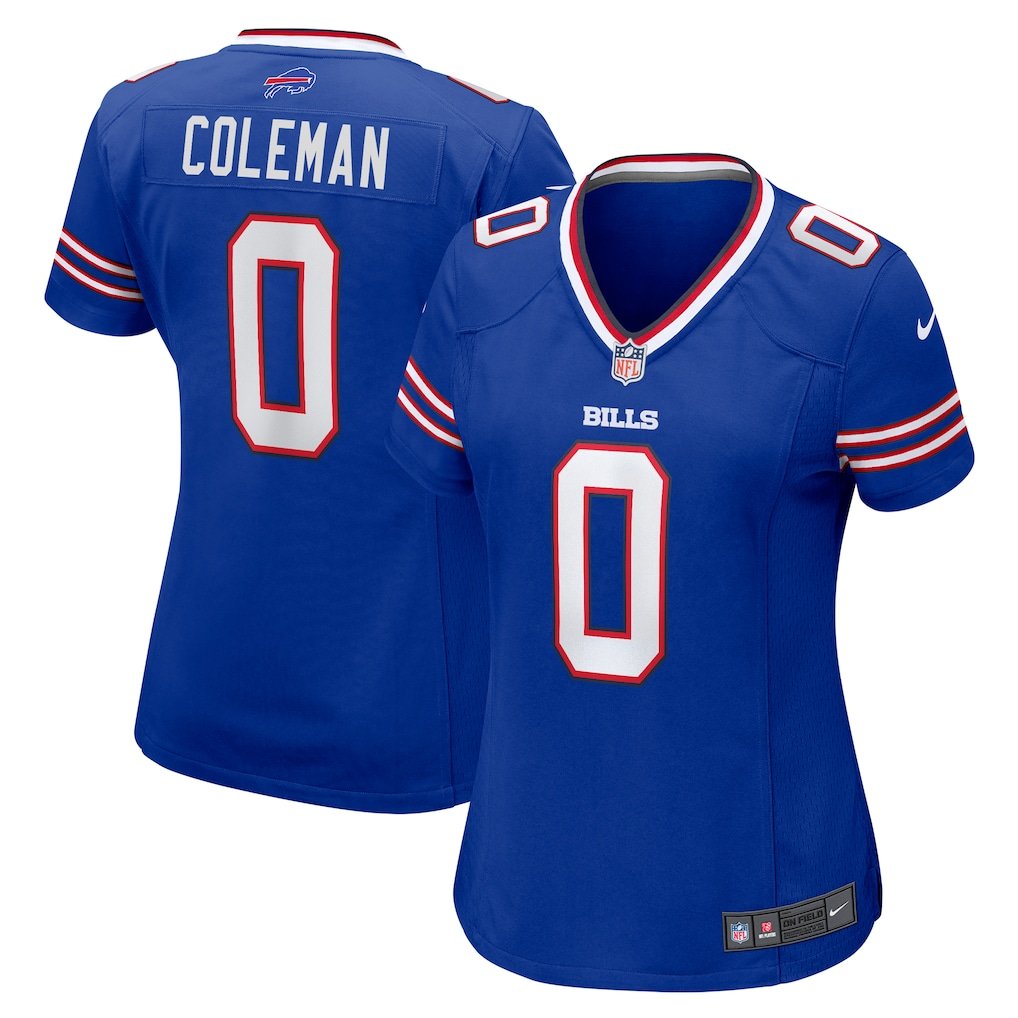 women's Buffalo Bills Uniform 0 Keon Coleman Jersey Stitched Activewear Royal Shirt