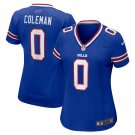 women's Buffalo Bills Uniform 0 Keon Coleman Jersey Stitched Activewear Royal Shirt