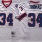 adult Buffalo Bills Uniform 34 Thurman Thomas Jersey Stitched White M&N Throwback Mesh Activewear