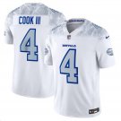 adult & youth Buffalo Bills Uniform 4 James Cook III Jersey Stitched Activewear White Rivalries