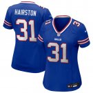 women's Buffalo Bills Uniform 31 Maxwell Hairston Jersey Stitched Activewear Royal Shirt