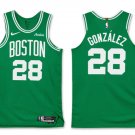 adult & youth Boston Celtics Uniform 28 Hugo González Jersey 2026 Activewear Green Icon Shirt
