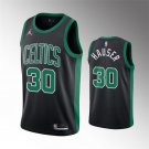 adult & youth Boston Celtics Uniform 30 Sam Hauser Jersey 2026 Activewear Black Statement Shirt