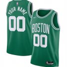 adult & youth Boston Celtics Uniform 00 Custom name number Jersey 2026 Activewear Green Icon