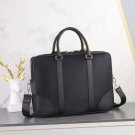 Luxurys Men Business Briefcase One Shoulder Diagonal Handbag Computer Bag Genuine Leather Zipper