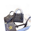 Dior Handbags Series Combination Bags Lady Designers Bags Diana Bag+Purse Two-Piece Set Women