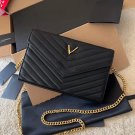Designer tote bag handbags shoulder bag woc caviar envelope bag chain bag V pattern quilted women
