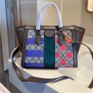 5A Pattern Plaid Totes Handbags Crossbody Bags Medium Size 27x15x21cm Women Leather Grid Shoulder