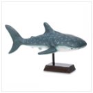 Blue Shark Figurine on Base
