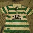 New Celtic Larsson 7 Home Retro Vintage Shirt Jersey Umbro 1997 1998 1999 Scottish League Champions